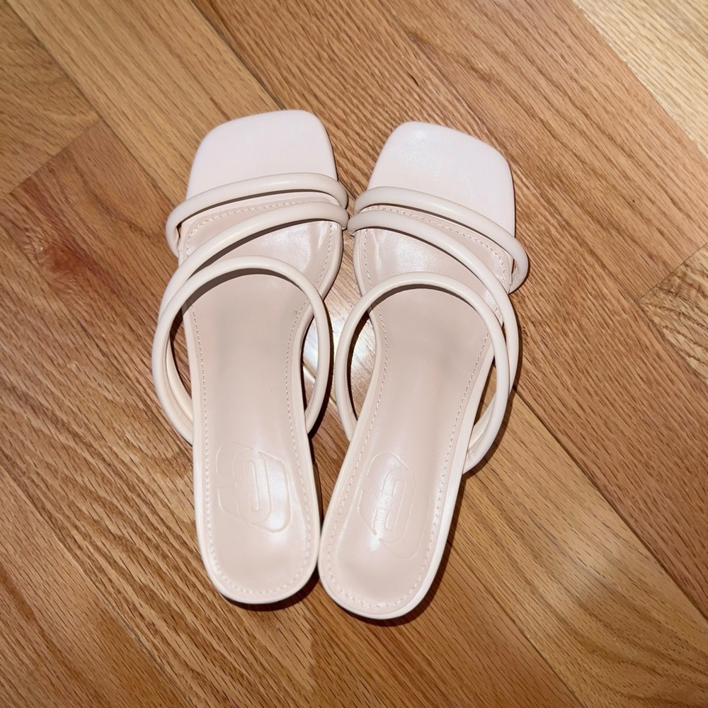 Woman’s heeled sandals